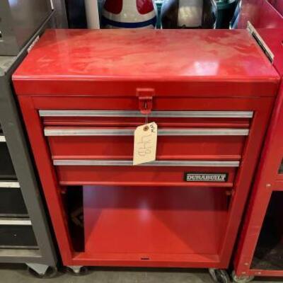 448	

Durabuilt Tool Box With Vice, New Tools, And More
Measures Approx 22â€x12â€x32â€ Includes Soldering tool Set, Ratchet Set,...