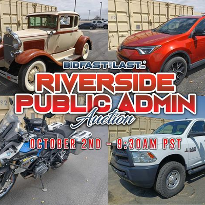 Riverside Public Administrator Auction 