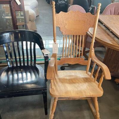 902 â€¢ Desk Chair and Rocking Chair
