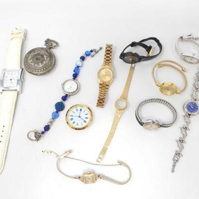 #1406 â€¢ President Of The USA Pocket Watch, Japan Movt Pocket Watch, 100M Stainless Steel Wegner Swiss Mili...