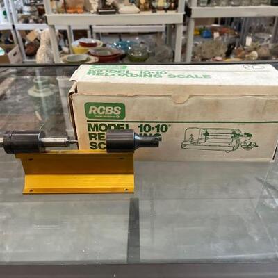 #1804 â€¢ RCBS Model 10.10 Reloading Scale And Debarring Tool