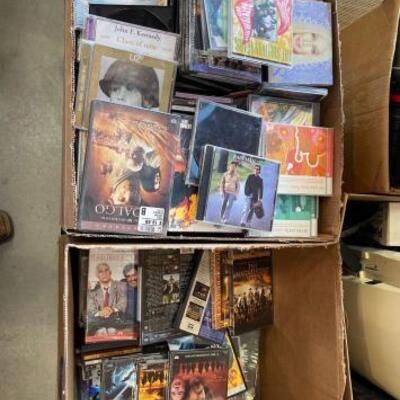364	

DVDs and CDs
DVDs and CDs (2) Boxes Only Surrounding Items not inncluded