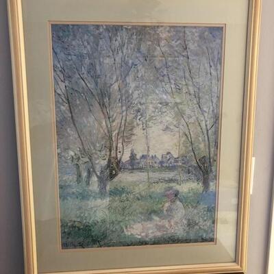 Claude Monet Impressionist Framed Print