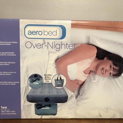 Over-Nighter Aero Bed, Twin Size Air Mattress NIB