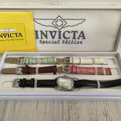 Invicta Boxed Set with Watch Head & 5 Bands