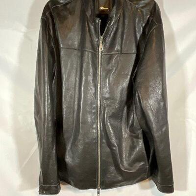 Mens Agave Leather Jacket - Size XL