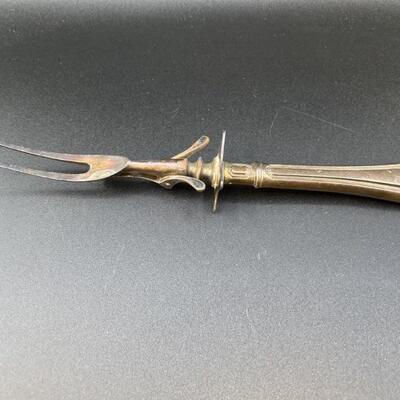 Sterling Carving Fork, Weighs 4.3 ounces