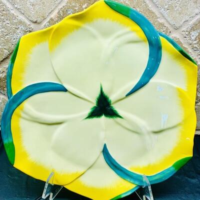 Bright Flower Petal Dimensional 12in Platter
By Mustardseed and Moonshine Originals