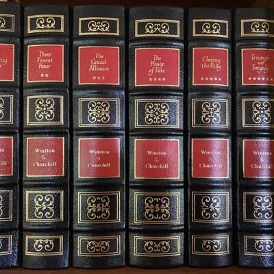 Easton Press Winston Churchill Six Volume Set
WWII The Second World War Complete Set
From the personal library of BJ and Gloria Thomas