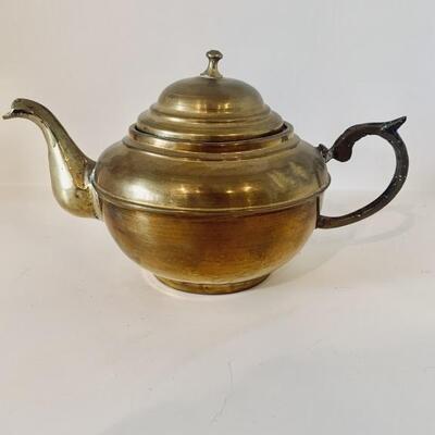 Antique Brass Teapot