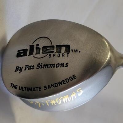 B.J.Thomas Monogrammed Alien Sports Sandwedge