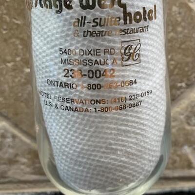 (5) BJ Thomas Bar Glasses from Hotel in Ontario