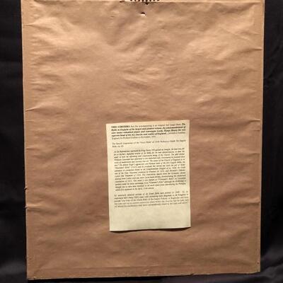 Original Leaf from the King Henry VIII Bible in
English