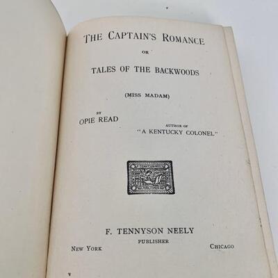 1806 The Captains Romance, F. Tennyson Neely