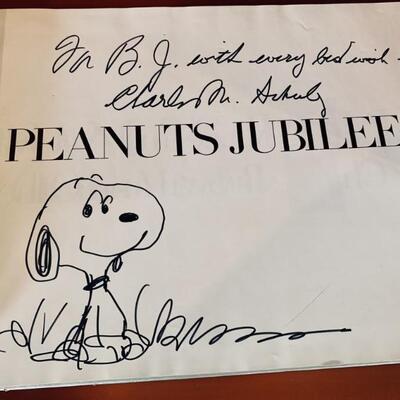 Peanuts Jubilee Autographed by Peanuts Creator
Charles Shulz to BJ Thomas