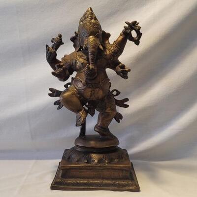 Bronze Dancing Ganesha Statue