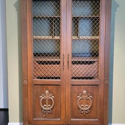 Vintage Davis Cabinet Co. Storage Wardrobe Armoire