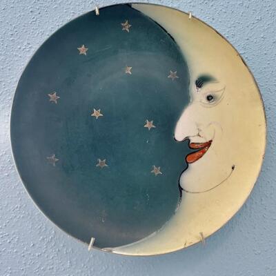 Jules Verne Moon Plate by Sevres, France