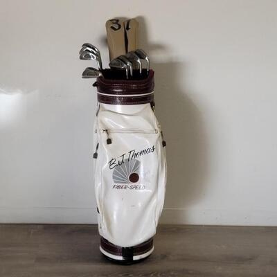 B.J. Thomas Fiber- Speed Golf Bag & Clubs