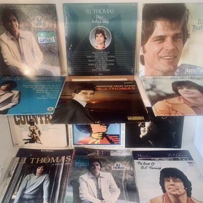 Assorted lot of 16 BJ Thomas Albums