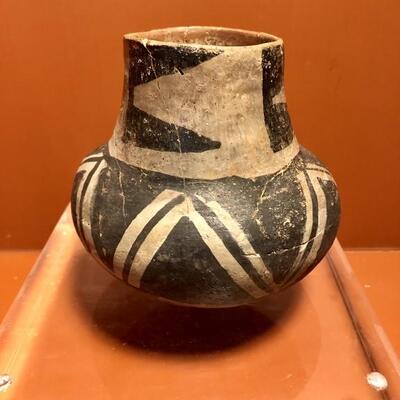 Antique Southwest Pottery Polychrome Jar