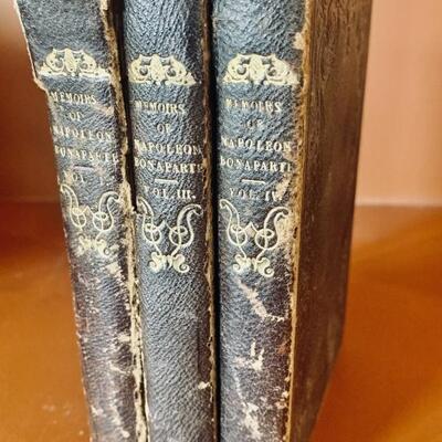 Antique (1831) 3 of 4 Volumes: Memoirs of Napoleon Bonaparte by John S. Memes, LLD
4 Volume Set was Published in Edinburgh & London...