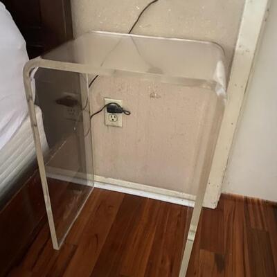 Mid Century Acrylic Stand/Table, 1 of 2 in this Auction