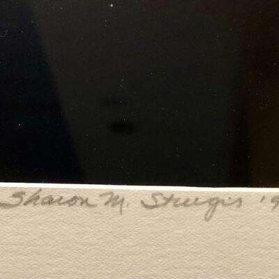 Sharon Sturgis. Hibiscus. Artistâ€™s First Proof
Inscribed to BJ and Gloria and signed by artist. Photograph on Fuji Velvia Slide film....