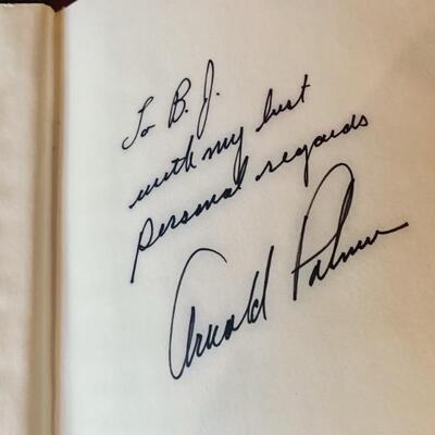 Signed Copy of Arnold Palmer's Best 54 Golf Holes