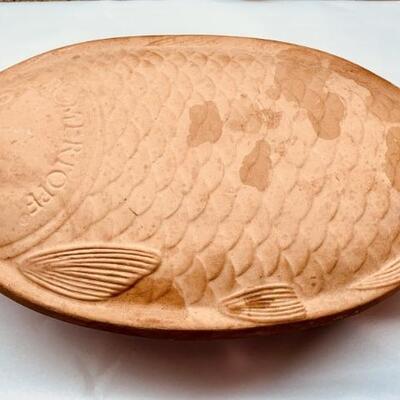 Terra Cotta Fish Covered Casserole by Romertopf
