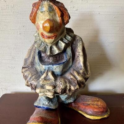 Paper Mache Happy Hobo Clown