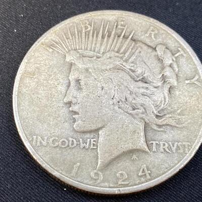 1924 Silver Peace Dollar