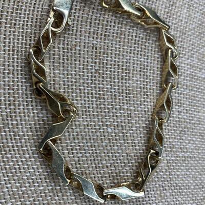 14k Gold Chain Bracelet 24.38g