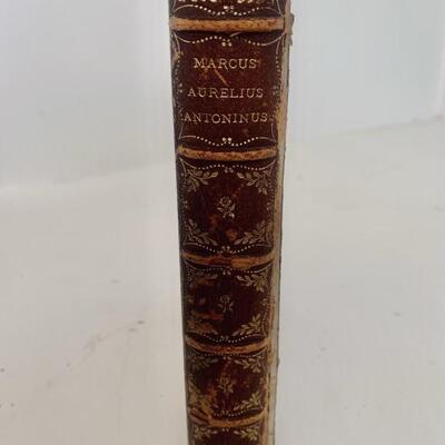 Antique, 1900 Book-MARCUS AURELIUS ANTONIUS: Roman Emperor Meditations Concerning Himself
Translated from original Greek by Meric Casvbon...