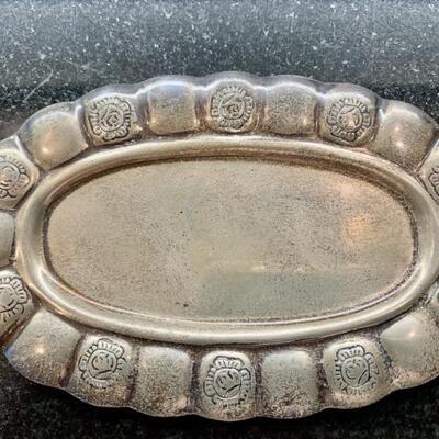 5in Sterling Silver Trinket Dish, Mexico