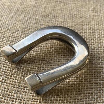 Sterling Silver Horseshoe Money Clip