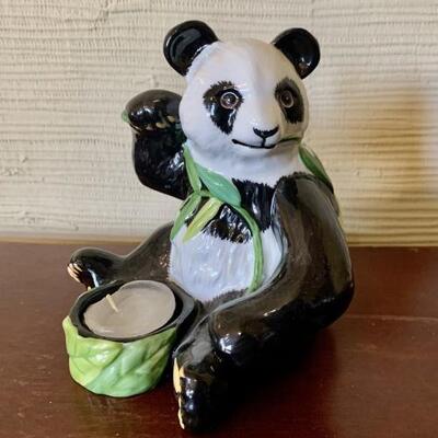 Lynn Chase Designs Jungle Party Panda Figurine