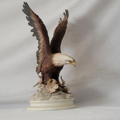 Porcelain Eagle Collectable Sculpture, by Homco