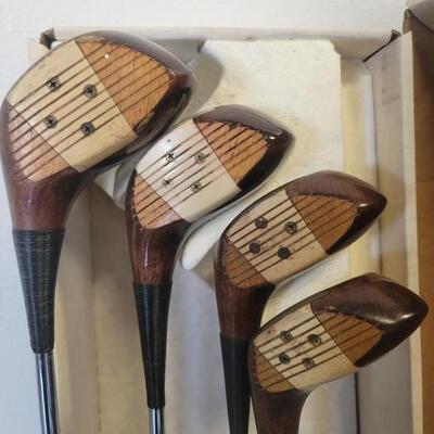 Set of Ben Hogan Wooden Drivers in Box