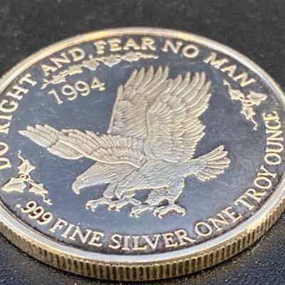Del Friscoâ€™s .999 Silver One Troy Ounce Coin