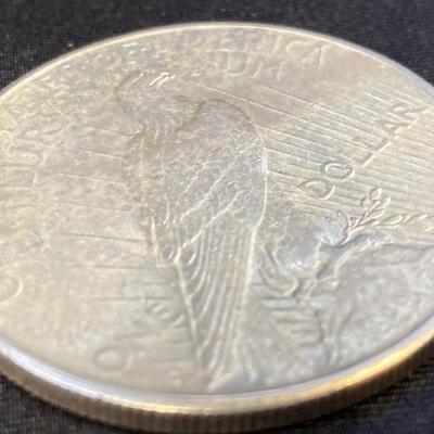 1923-S Silver Peace Dollar AU