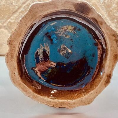 Antique Bennington Hunting Scene Glazed Pitcher 19th century pitcher has the greyhound dog handle and the hanging game birds.  Mottled...