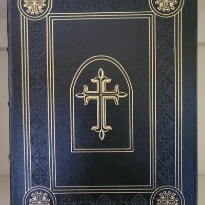 Easton Press Collector's Edition of The Holy Bible King James  Version Bound in Genuine Leather
Includes Family Records Section that...