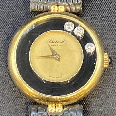 Vtg. Luxury Chopard â€˜Happy Diamondsâ€™ Ladies Watch