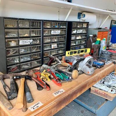 Wide variety of tools, cabinets, tool boxes and much, much more!