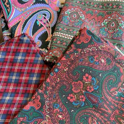 A quilter's dream selection of fabrics!  