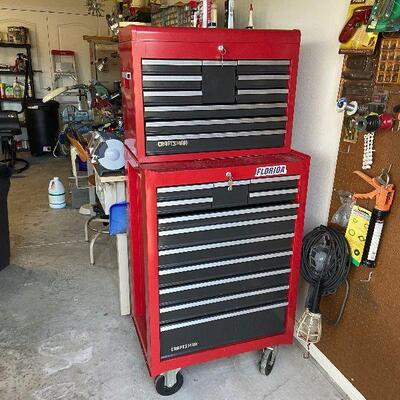 upright Craftsman tool box