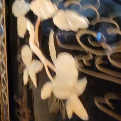 Oriental Mother of Pearl Inlay Room Divider