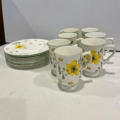 (14) Vintage Royal Victoria Tea Cups & Saucers