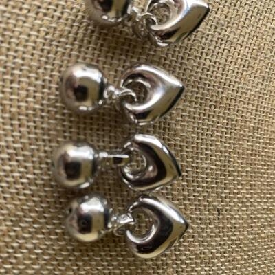 (2) Pairs of Sterling Silver Earrings by Milor, Italy